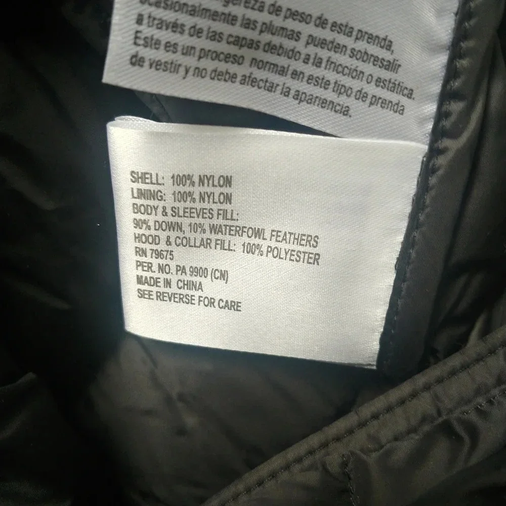 Michael Kors Packable Down Puffer Jacket Black Women’s Size XS (MISSING HOOD)
